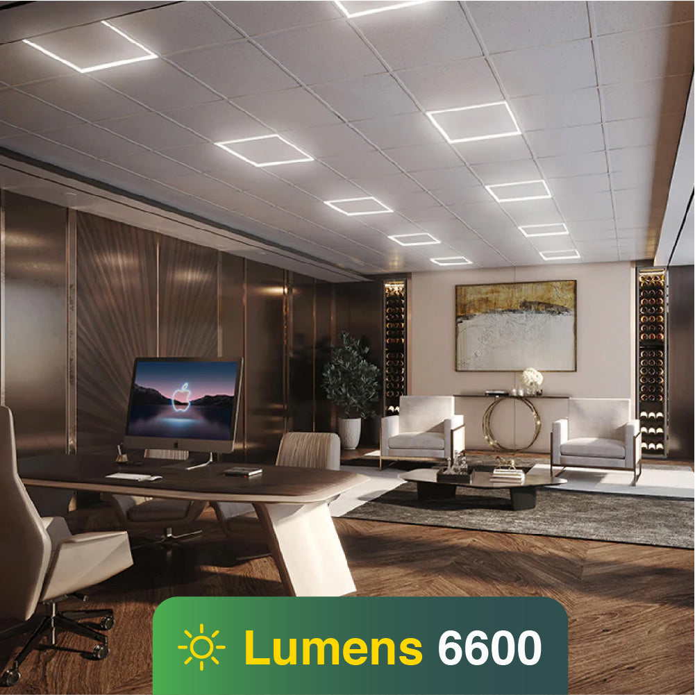 Modern T-Bar Light Fixture – Sleek, energy-efficient lighting solution perfect for commercial or residential spaces, offering bright and uniform illumination