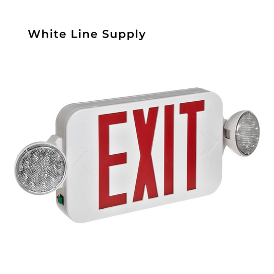 Led Exit Emergency Light Red