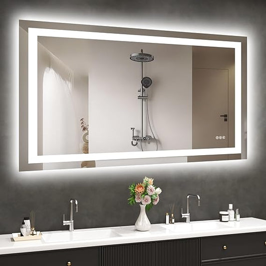 Led Mirror - Window Style with Defogger 36x48