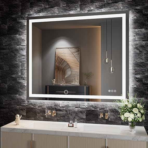 Led Mirror - Window Style with Defogger 36x36