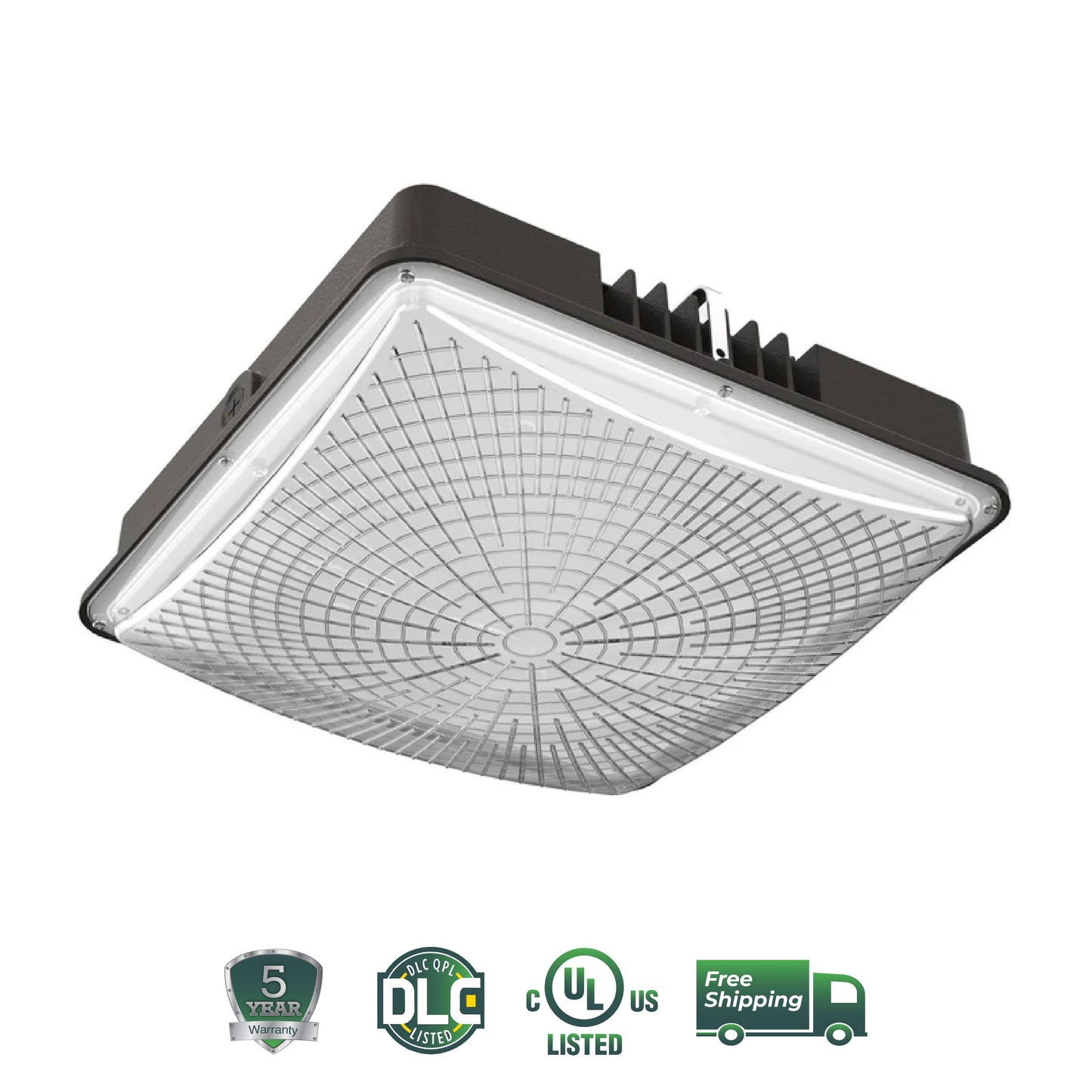 Modern canopy light – sleek and energy-efficient lighting solution ideal for outdoor spaces, offering bright illumination and weather-resistant design