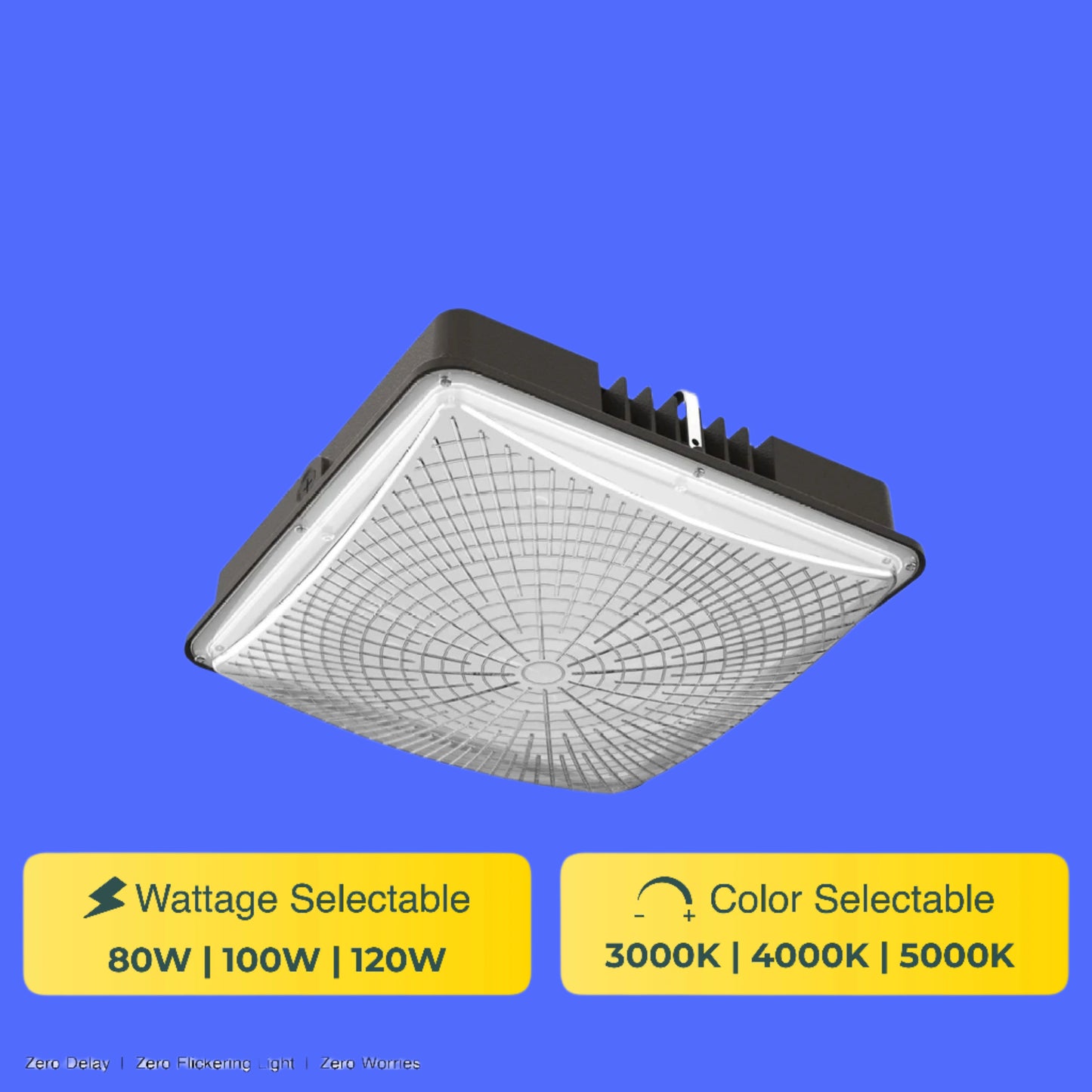 Modern canopy light – sleek and energy-efficient lighting solution ideal for outdoor spaces, offering bright illumination and weather-resistant design