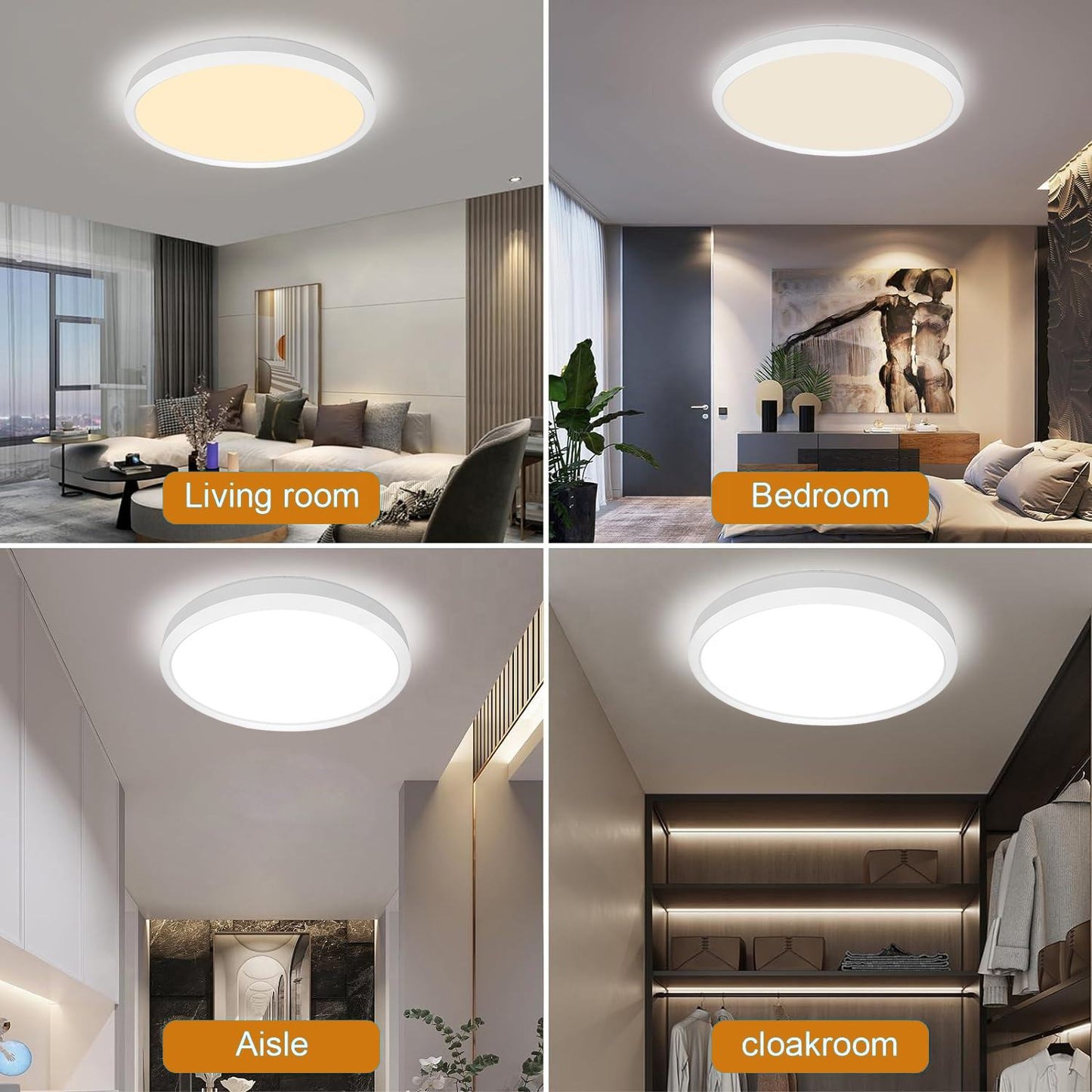 Led Surface Mount Down Light -24W Color Selectable $25 Each - Pack of 12